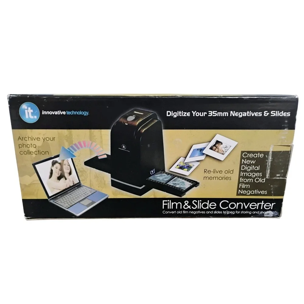 Innovative Technology Film & Slide Converter‎ 35mm Negatives Scanner USB